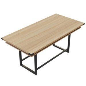 Top down view of the Mirella 8' conference table.