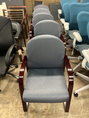 Wooden Arm Reception Chairs - Gently Used
