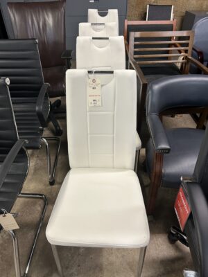 White Side Chairs - Gently Used