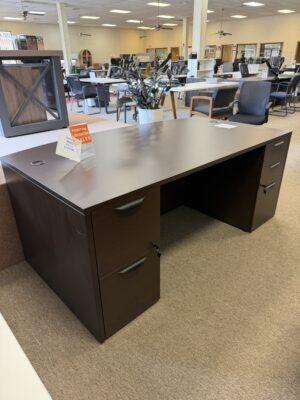 Bow Front Desk - Closeout