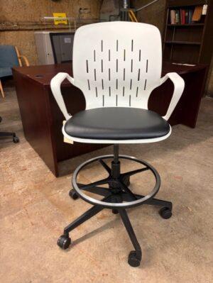 Modern Drafting Chair- GENTLY USED